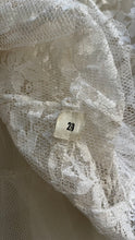 Load image into Gallery viewer, Dreamiest 1950’s Vintage Petal Bust and Tiered Lace Bridal Dress
