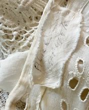 Load image into Gallery viewer, Antique 1900’s Edwardian White Eyelet Lace Dress
