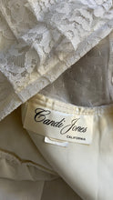 Load image into Gallery viewer, 1970’s Vintage White Lace Dress by Candi Jones
