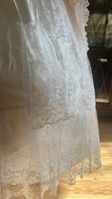 Load image into Gallery viewer, Sweetest 1980’s Vintage Pale Pink Satin and White Lace Dream Dress with Jacket
