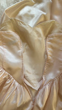 Load image into Gallery viewer, Sweetest 1980’s Vintage Pale Pink Satin and White Lace Dream Dress with Jacket
