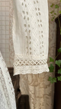 Load image into Gallery viewer, Antique 1900’s Edwardian White Eyelet Lace Dress
