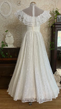 Load image into Gallery viewer, 1970’s Vintage White Lace Dress by Candi Jones
