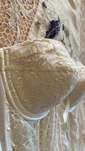 Load image into Gallery viewer, Deadstock 1950’s Vintage white Satin and Lace Bustier by Lady Marlene
