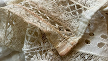 Load image into Gallery viewer, Antique 1900’s Edwardian White Eyelet Lace Dress
