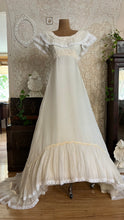 Load image into Gallery viewer, Beautiful 1960’s Vintage Chiffon Bridal Gown with Amazing Train
