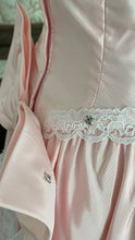 Load image into Gallery viewer, Stunning 1980’s Vintage Pink Lace and Taffeta Strapless Dream Dress
