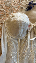 Load image into Gallery viewer, Deadstock 1950’s Vintage white Satin and Lace Bustier by Lady Marlene
