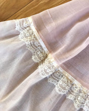 Load image into Gallery viewer, 1970’s vintage Tea Rose Pink Voile Gunne Sax dress Romantic Renaissance Bridal Collection
