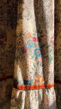 Load image into Gallery viewer, 1970’s Vintage Rose and Garden Floral Print Dress by Jody T
