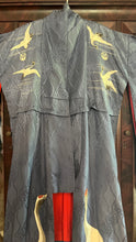 Load image into Gallery viewer, Incredible Vintage 17 Painted Crane Silk Kimono

