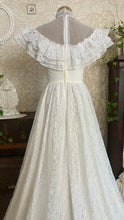 Load image into Gallery viewer, 1970’s Vintage White Lace Dress by Candi Jones
