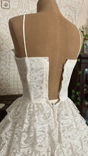 Load image into Gallery viewer, Dreamiest 1950’s Vintage Petal Bust and Tiered Lace Bridal Dress
