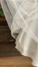 Load image into Gallery viewer, Beautiful 1960’s Vintage Illusion Lace Bridal Gown
