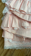 Load image into Gallery viewer, Stunning 1980’s Vintage Pink Lace and Taffeta Strapless Dream Dress
