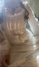 Load image into Gallery viewer, Authentic 1970’s vintage Ivory Swiss Dot Voile Gunne Sax dress
