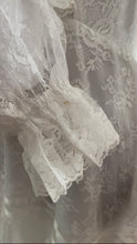 Load image into Gallery viewer, Breathtaking 1970’s Vintage White Lace Bridal Gown Wedding Dress
